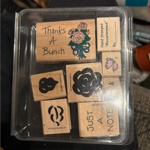 Stampin' Up! Floral and Note Rubber Stamp Set